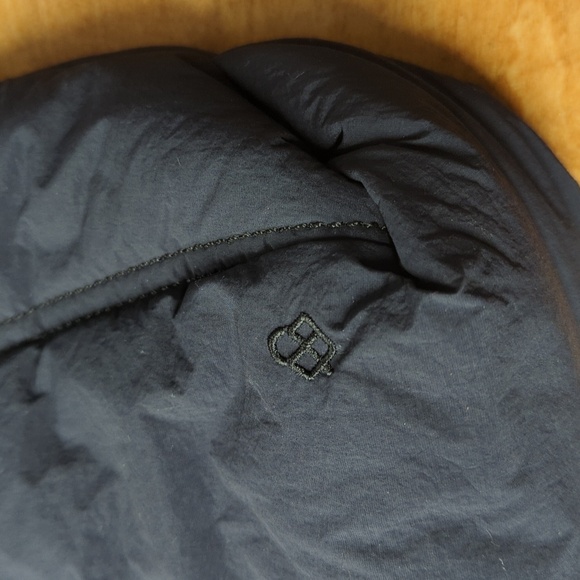 Street Level Hazel Mini Nylon Puffy Tote Rare Navy w Black Strap - Picture 2 of 10